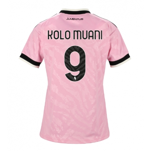 Juventus Randal Kolo Muani #9 Maglia Gara Trasferta Repliche 2026-27 Donna Maniche Corte Juventus Randal Kolo Muani #9 Maglia Gara Trasferta Repliche 2026-27 Donna Maniche Corte